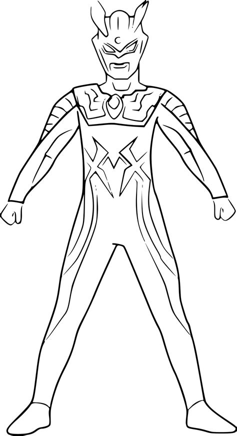 Gambar mewarnai ultraman coloringpages asia. Kumpulan gambar untuk Belajar mewarnai: Mewarnai Gambar Ultraman Zero