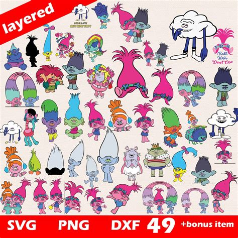 Trolls Svg Trolls Svg Bundle Trolls Logo Svg Cricut File Etsy