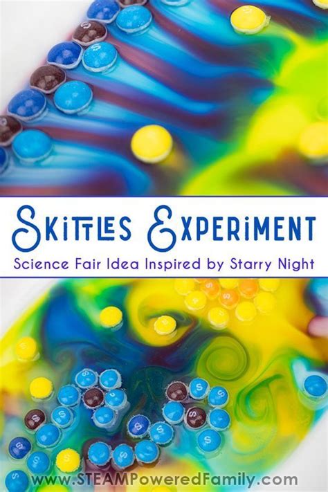 Skittles Science Experiment That Creates Colorful Art Inspired By Van