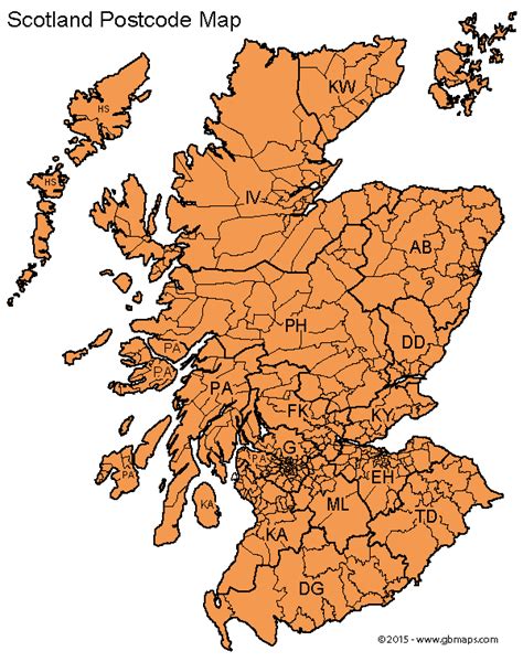 Printable Outline Map Of Scotland And Its Districts Scotland Map