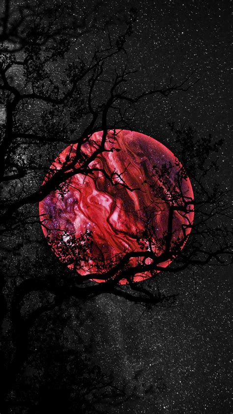 Red Moon Iphone Wallpaper Iphone Wallpapers