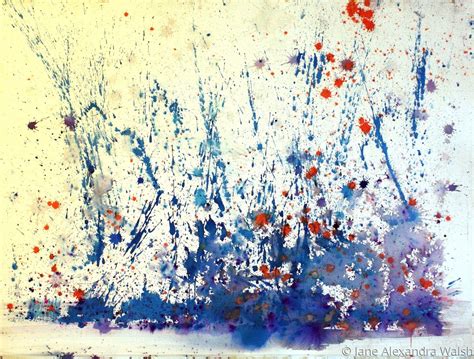 Painting Downpour Original Art By Jane Alexandra Walsh