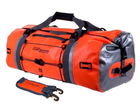 Overboard Pro Vis High Visibility Waterproof Duffel Bag Orange Large