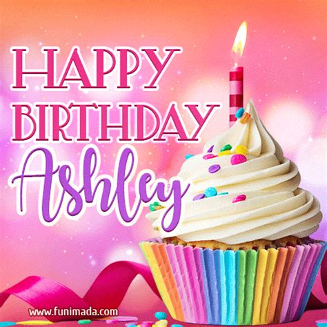 Happy Birthday Ashley Lovely Animated 