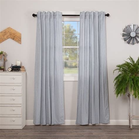 Sawyer mill is sold as separates quilts are available in size twin through luxury king, pillow shams in standard, king, and euro. Shop Farmhouse Curtains VHC Sawyer Mill Ticking Stripe ...