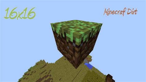 Giant 16x16 Hand Made Grass Block Minecraft Map