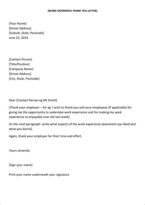 Free 31 Thank You Letter Format Samples In Pdf Ms Word