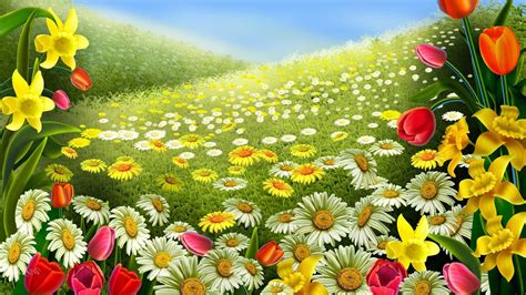 Desktop Wallpaper Spring Flowers ·① Wallpapertag
