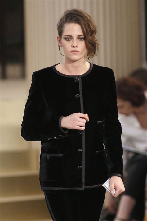 Kristen Stewart Chanel Fashion Show In Paris July 2015 • Celebmafia