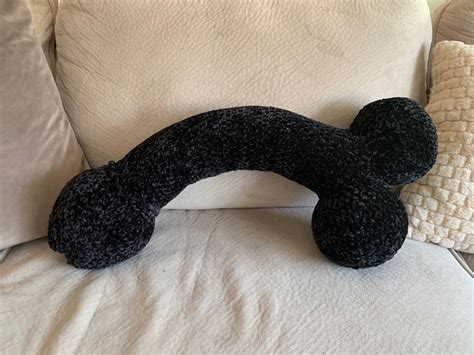 Giant Penis Neck Pillow Extra Long Penis Plush Crochet Etsy