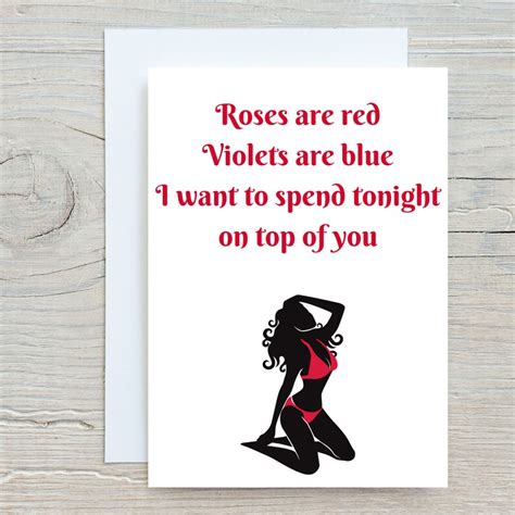 Naughty Valentine S Day Card Printable Sexy Etsy