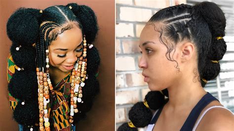 Afro Puff Bubble Ponytails Are Trending On Instagram Bubble Ponytail