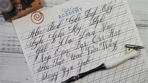 Copperplate Calligraphy With A Modern Twist Pt 2 Majuscules