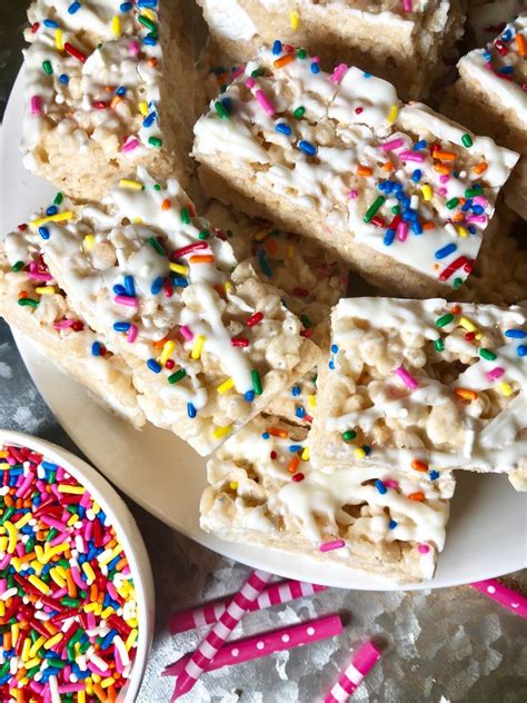 Birthday Rice Krispie Treats The Perfect Treats For Any Occasion