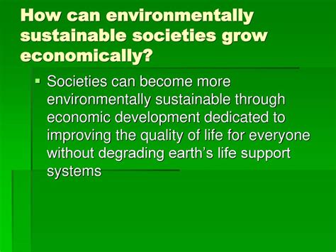 Sustainability The Ability Of Earths Various Natural Systems And Human
