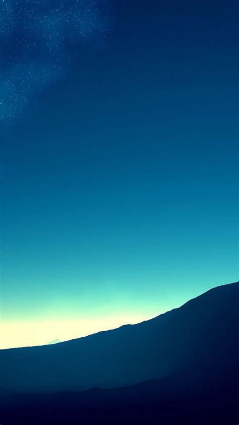 Blue Mountains Stars Sunrise Iphone 6 Wallpaper Iphone Wallpaper