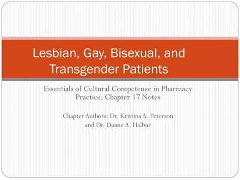 Ppt Lesbian Gay Bisexual And Transgender Patients Powerpoint Presentation Id 1816800