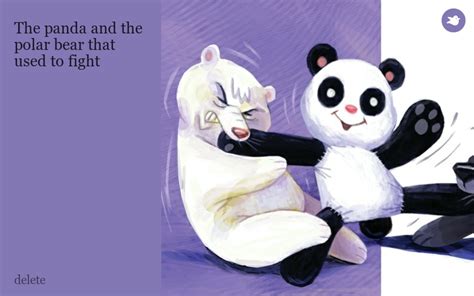 The Panda And The Polar Bear That Used To Fight By Zebra37 Storybird