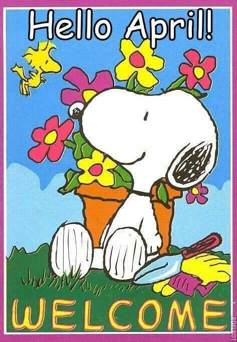Snoopy Welcomes April Pictures Photos And Images For Facebook Tumblr