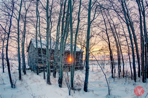 Winter Sunrise Alberta Landscape — Miksmedia Photography