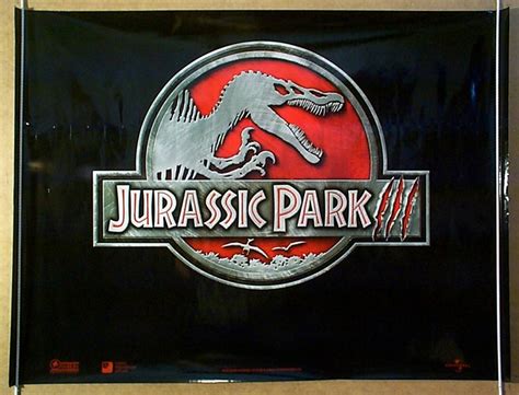 Jurassic Park Iii Teaser Original Cinema Movie Poster From