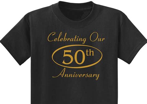 Celebrating Our 50th Anniversary Couples T Shirts Set Of 2 Etsy