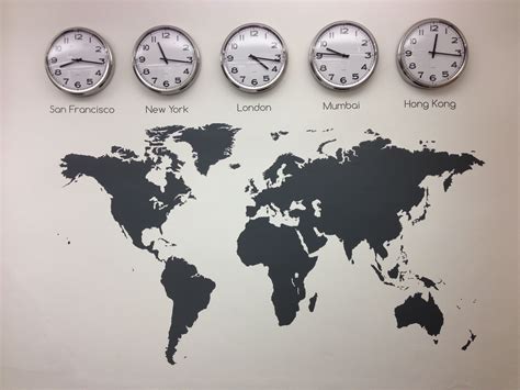 World Time Zone Map Sun Clock Etmiqw