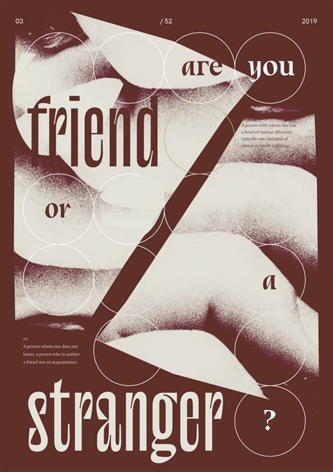 “friend” 2019 by alina rybacka gruszczyńska poland typo graphic posters