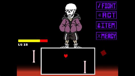 Swapfell Papyrus Fight Pacifist Genocide Youtube