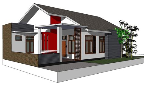 Wisata bahari di banda, maluku (kiri) dan bali (kanan) 9 gambar 11. Gambar Draft Desain Rumah Tinggal 2 Lantai Karyaguru ...