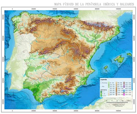 Derecho Pensativo Línea De Visión Mapa De España Relieve Mudo Repetirse