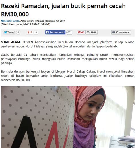 Nurul izzah anak kepada anwar ibrahim dilihat keluar dari rumah bapanya. Blogger Nurul Hidayati Buat Jualan RM30K Sebulan