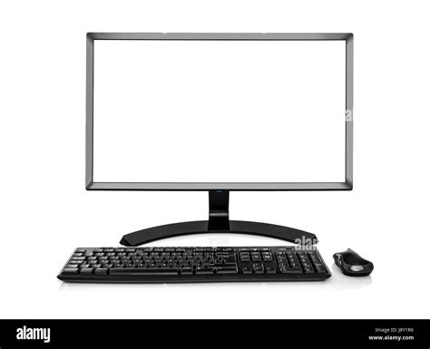 Modern Pc Computer Isolated Stock Photo Alamy
