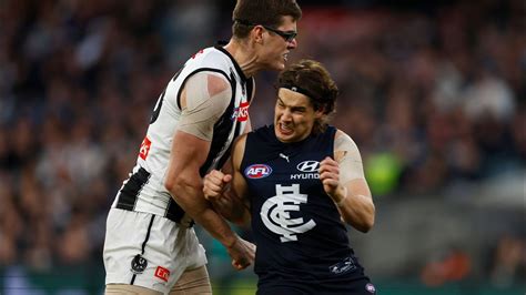 Liam Stocker Highlights Afl Round 23 2022 Carlton Blues Vs Collingwood Magpies Youtube