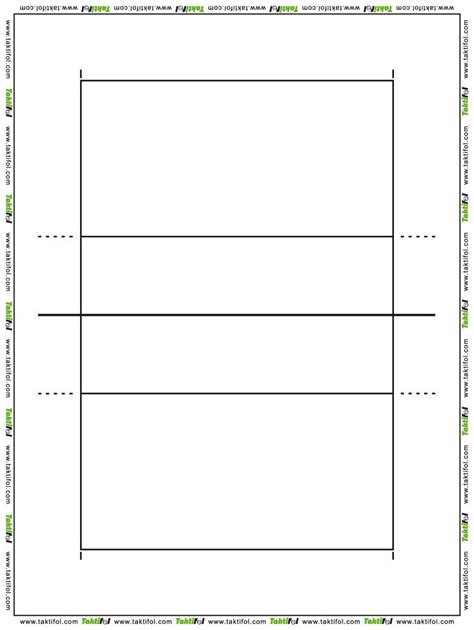 Blank Volleyball Rotation Sheets White Gold