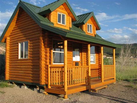 The front and/or rear porch is pre built as part of the cabin and can be built in any size. Small Log Cabin Kit Homes Pre-Built Log Cabins, little ...