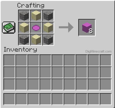 Concrete requires a pickaxe to be mined. How to make Magenta Concrete Powder in Minecraft
