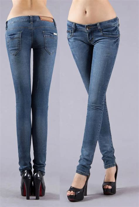New 2015 Womens Low Waist Jeans Young Woman Famous Brand Jeans Denim