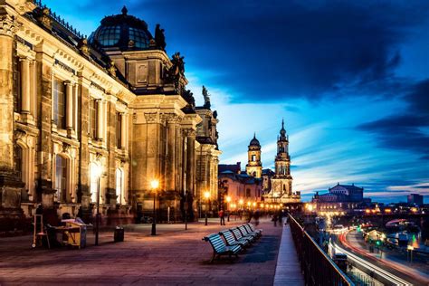 Dresden, Germany at Night | I Like To Waste My Time