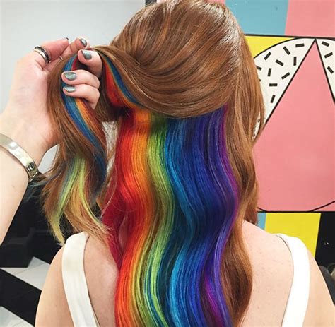 People Are Obsessed With This New Hidden Rainbow Hair Welcome