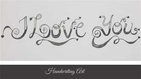 Calligraphy Love You Calligraphy And Art