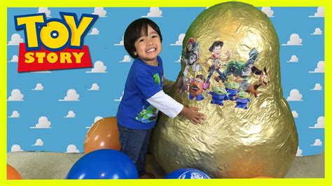 Golden Giant Egg Surprise Opening Disney Toy Story Youtube