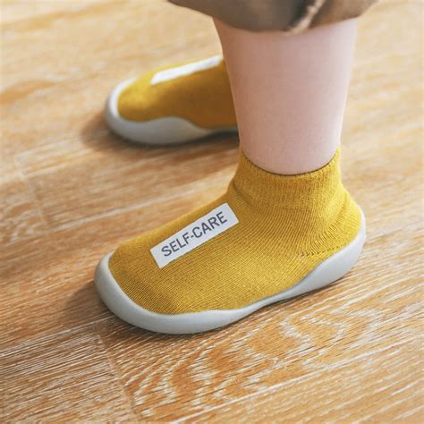 Kids Baby Shoes First Rubber Booties Anti Slip