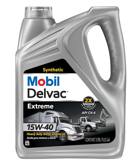 Mobil Delvac Extreme Heavy Duty Full Synthetic Diesel Engine Oil 15w 40