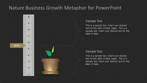 To continue, please choose your metaphor! Nature Business Growth Metaphor Template for PowerPoint ...
