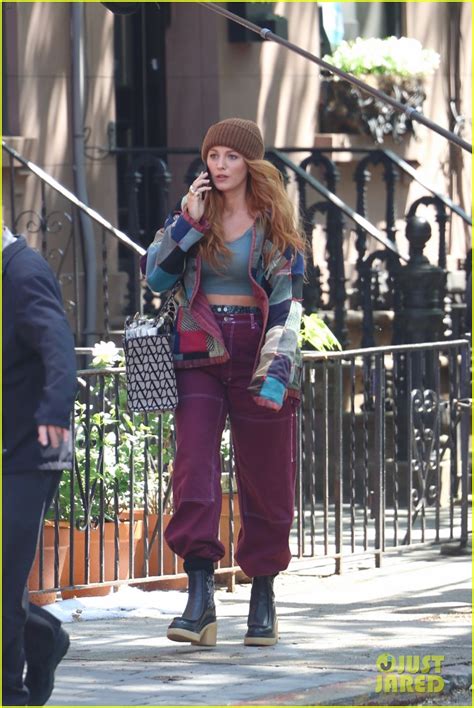 Blake Lively Continues To Film It Ends With Us In New York City See All The Set Photos