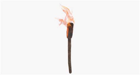 3d Model Of Hand Torch Burning