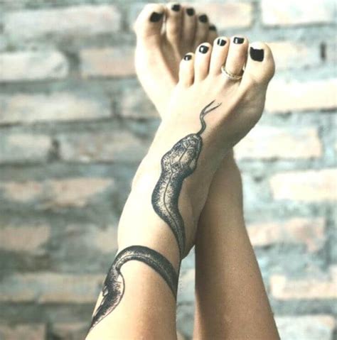 Details More Than Wrap Around Snake Ankle Tattoo Latest In Eteachers