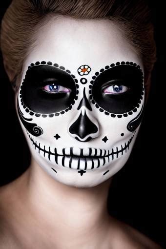 🥇 Image Of Human Face Women One Person Halloween Spooky Day Of The Dead