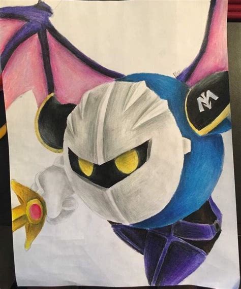 Meta Knight Drawing Smash Amino